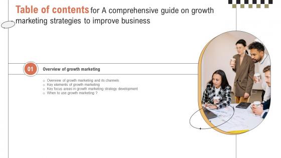 Table Of Contents For A Comprehensive Guide On Growth Marketing Strategies To Improve Business