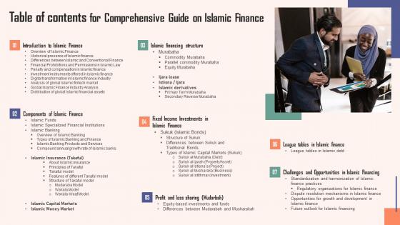 Table Of Contents For Comprehensive Guide On Islamic Finance Download PDF Table Of Contents For Comprehensive Guide On Islamic Finance Download PDF