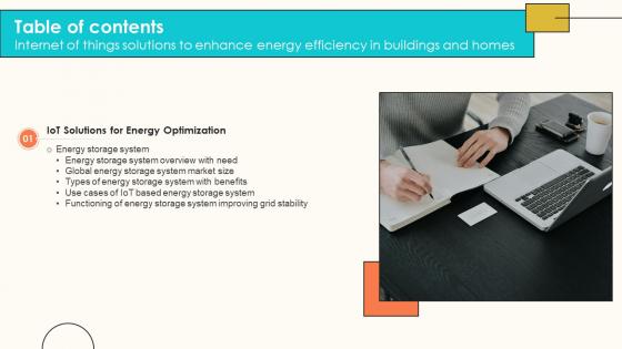 Table Of Contents Internet Of Things Solutions To Enhance Energy Efficiency In Buildings And Homes IoT SS V