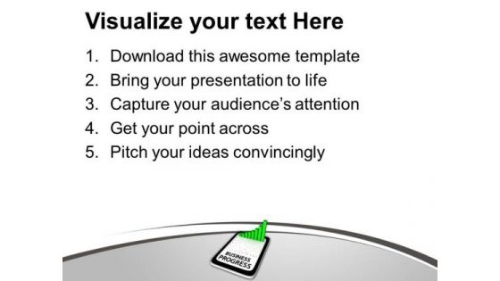 Tablet Shows Business Development PowerPoint Templates Ppt Backgrounds For Slides 0313