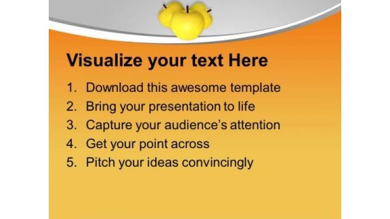 Take A Balance Diet PowerPoint Templates Ppt Backgrounds For Slides 0613
