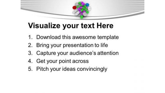 Take A Capsule For Healthy Life PowerPoint Templates Ppt Backgrounds For Slides 0613