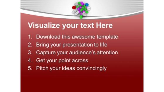 Take A Capsule For Healthy Life PowerPoint Templates Ppt Backgrounds For Slides 0613