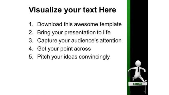 Take A Long Jump For Good Carisis PowerPoint Templates Ppt Backgrounds For Slides 0713