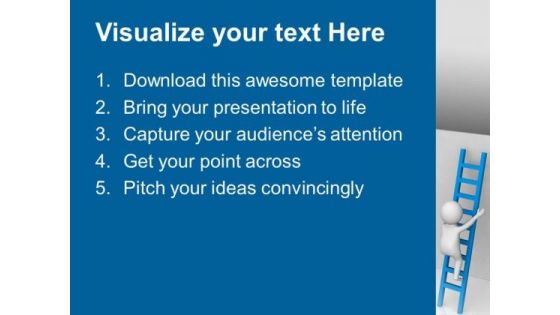 Take A Right Stairs For Business Growth PowerPoint Templates Ppt Backgrounds For Slides 0713
