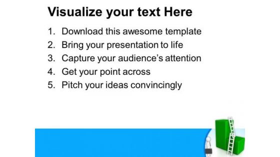 Take A Shortcut Ladder For Success PowerPoint Templates Ppt Backgrounds For Slides 0713