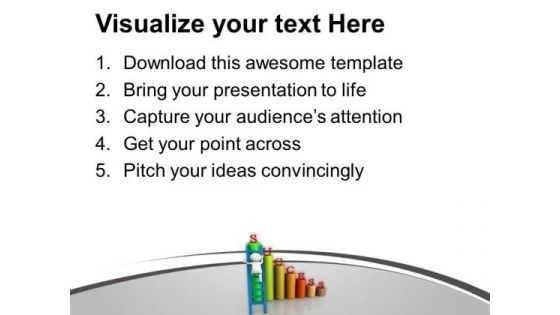 Take A Shortest Path Of Business Growth PowerPoint Templates Ppt Backgrounds For Slides 0713