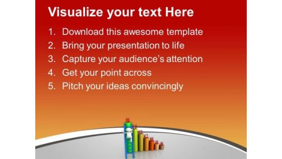 Take A Shortest Path Of Business Growth PowerPoint Templates Ppt Backgrounds For Slides 0713