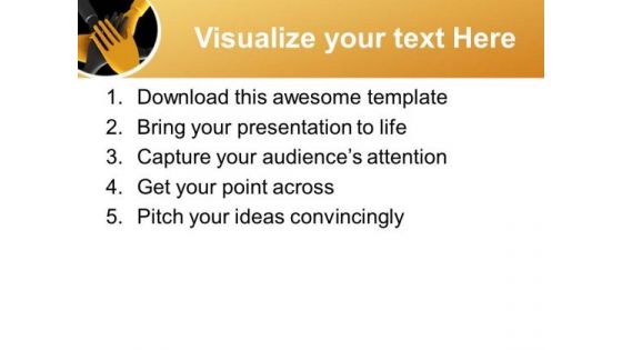 Take The Pledge For Business Growth PowerPoint Templates Ppt Backgrounds For Slides 0513