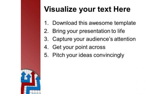 Take The Progress Way PowerPoint Templates Ppt Backgrounds For Slides 0713