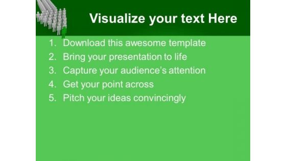 Take The Right Direction Being A Leader PowerPoint Templates Ppt Backgrounds For Slides 0613