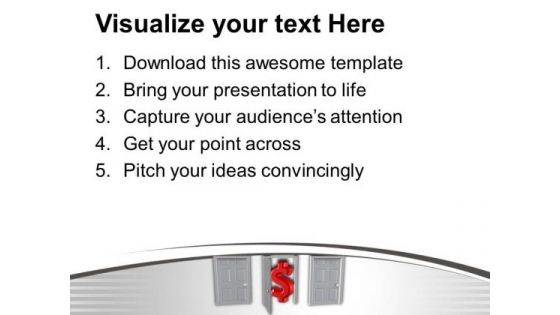 Take The Right Opportunity To Earn Dollars PowerPoint Templates Ppt Backgrounds For Slides 0313