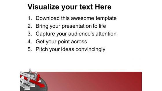 Take The Right Path For Business Success PowerPoint Templates Ppt Backgrounds For Slides 0713