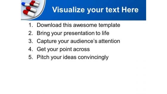 Take The Right Pills For Disease PowerPoint Templates Ppt Backgrounds For Slides 0613