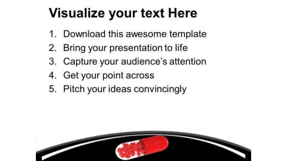 Take The Right Pills Health Theme PowerPoint Templates Ppt Backgrounds For Slides 0513
