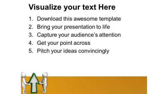 Take The Right Upward Direction For Growth PowerPoint Templates Ppt Backgrounds For Slides 0713