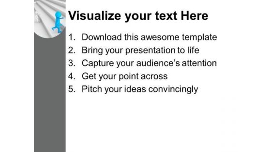 Take The Stairs Of Success And Win PowerPoint Templates Ppt Backgrounds For Slides 0613