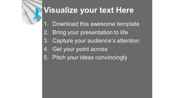 Take The Stairs Of Success And Win PowerPoint Templates Ppt Backgrounds For Slides 0613
