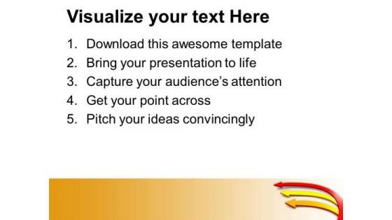 Take The U Turn For Success PowerPoint Templates Ppt Backgrounds For Slides 0513
