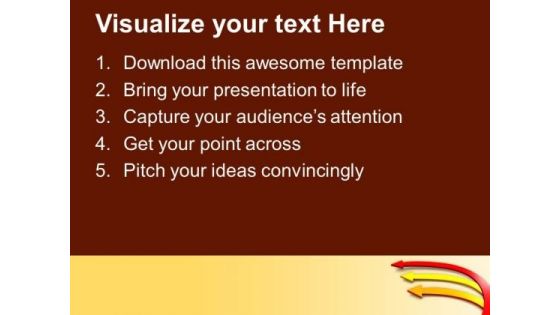 Take The U Turn For Success PowerPoint Templates Ppt Backgrounds For Slides 0513