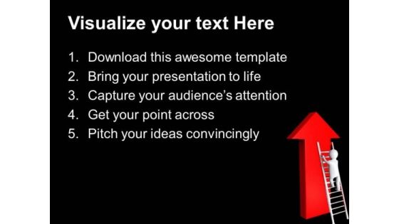Take The Way Of Growth PowerPoint Templates Ppt Backgrounds For Slides 0813
