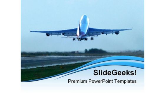 Takeoff Travel PowerPoint Themes And PowerPoint Slides 0511