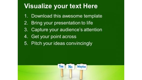 Taking Decision Is Hard Business PowerPoint Templates Ppt Backgrounds For Slides 0313