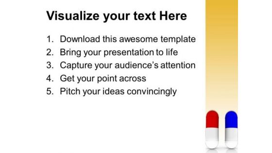 Taking The Right Medicine Is Important PowerPoint Templates Ppt Backgrounds For Slides 0613