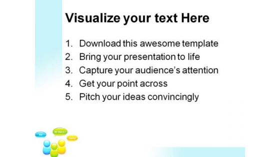 Talking Buddies Internet PowerPoint Templates And PowerPoint Backgrounds 0911