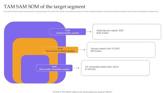 TAM SAM SOM Of The Target Segment Childcare Business Plan Summary Pdf TAM SAM SOM Of The Target Segment Childcare Business Plan Summary Pdf