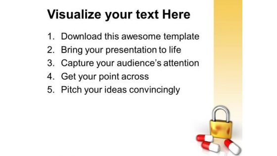 Tamper Proof Medication Health PowerPoint Templates And PowerPoint Themes 1112