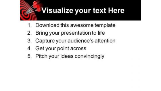 Target01 Business PowerPoint Template 0610