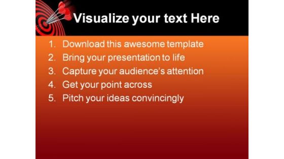 Target01 Business PowerPoint Template 0610
