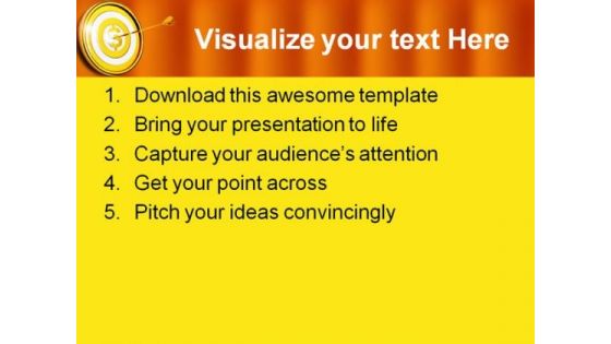 Target02 Business PowerPoint Template 0910