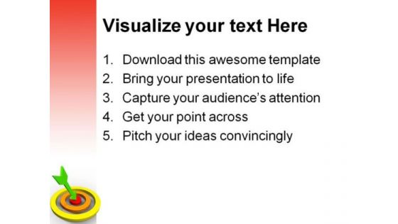Target03 Business PowerPoint Template 0910