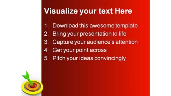 Target03 Business PowerPoint Template 0910