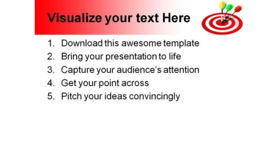 Target04 Business PowerPoint Template 0910