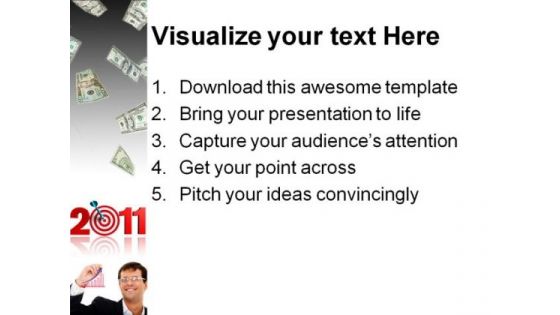 Target 2011 Business PowerPoint Backgrounds And Templates 1210