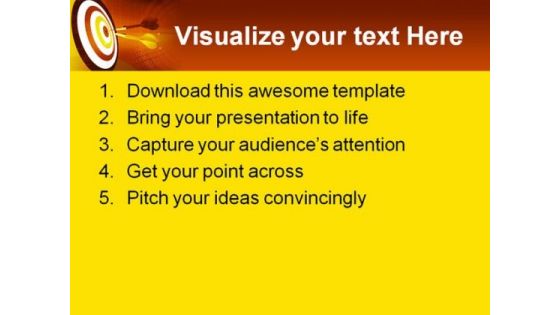 Target Abstract Business PowerPoint Templates And PowerPoint Backgrounds 0411