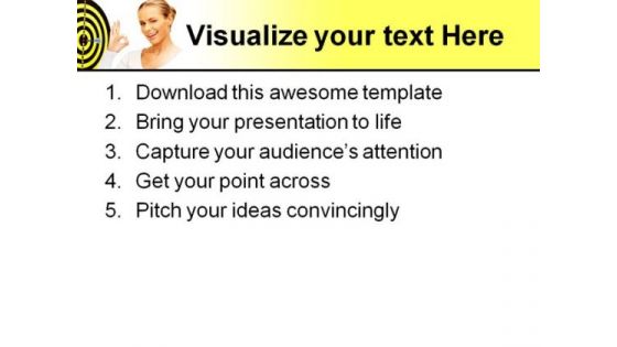 Target Achieved Business PowerPoint Backgrounds And Templates 0111
