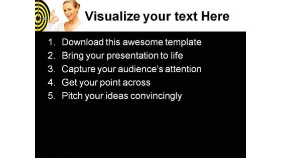 Target Achieved Business PowerPoint Backgrounds And Templates 0111