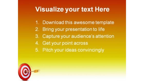 Target Achieved Success PowerPoint Themes And PowerPoint Slides 0411