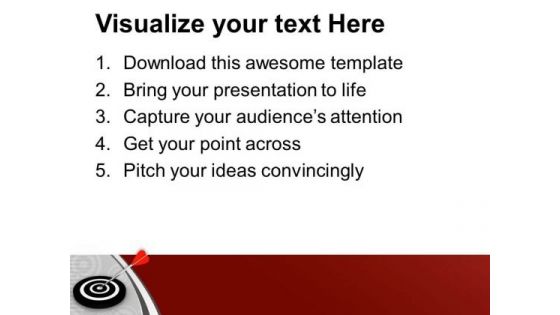 Target Achievement For Business Theme PowerPoint Templates Ppt Backgrounds For Slides 0413
