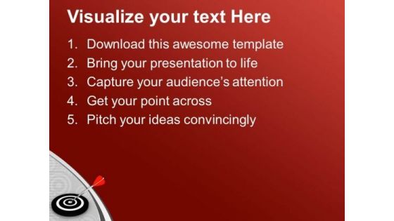 Target Achievement For Business Theme PowerPoint Templates Ppt Backgrounds For Slides 0413