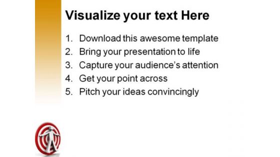Target And Inspiration Concept Business PowerPoint Themes And PowerPoint Slides 0811