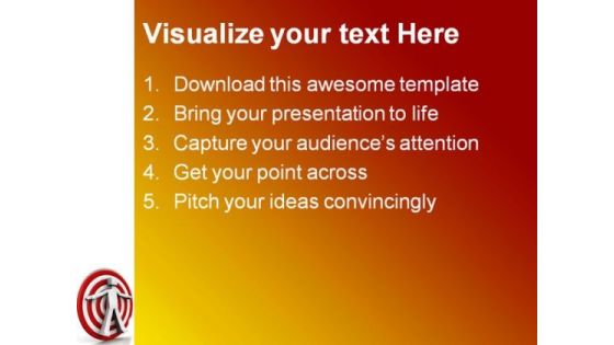 Target And Inspiration Concept Business PowerPoint Themes And PowerPoint Slides 0811