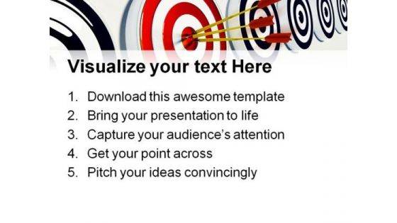Target And Success01 Business PowerPoint Templates And PowerPoint Backgrounds 0811