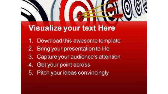 Target And Success01 Business PowerPoint Templates And PowerPoint Backgrounds 0811