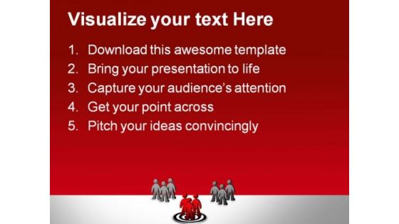 Target Best Team Business PowerPoint Templates And PowerPoint Backgrounds 1211