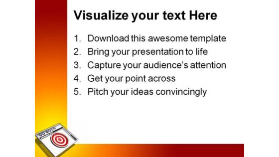 Target Browser Internet PowerPoint Themes And PowerPoint Slides 0811